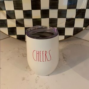Rae Dunn Cheers Glass